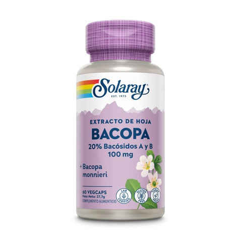 Solaray Bacopa 100 mg (60 gélules)