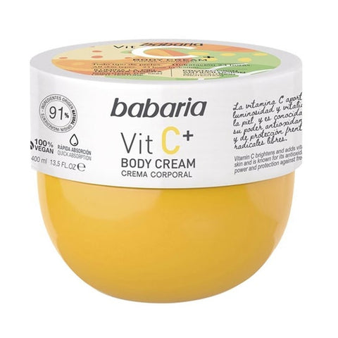 Babaria Vitamin C+ body cream 100% vegan (400 ml)