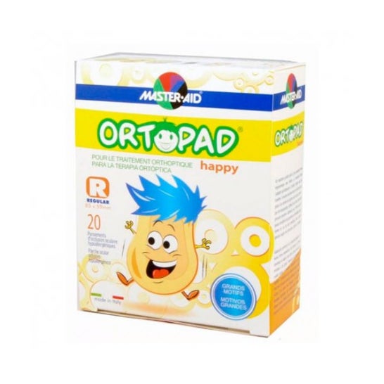 Ortopad Eye Patch Happy Medium 20 pièces