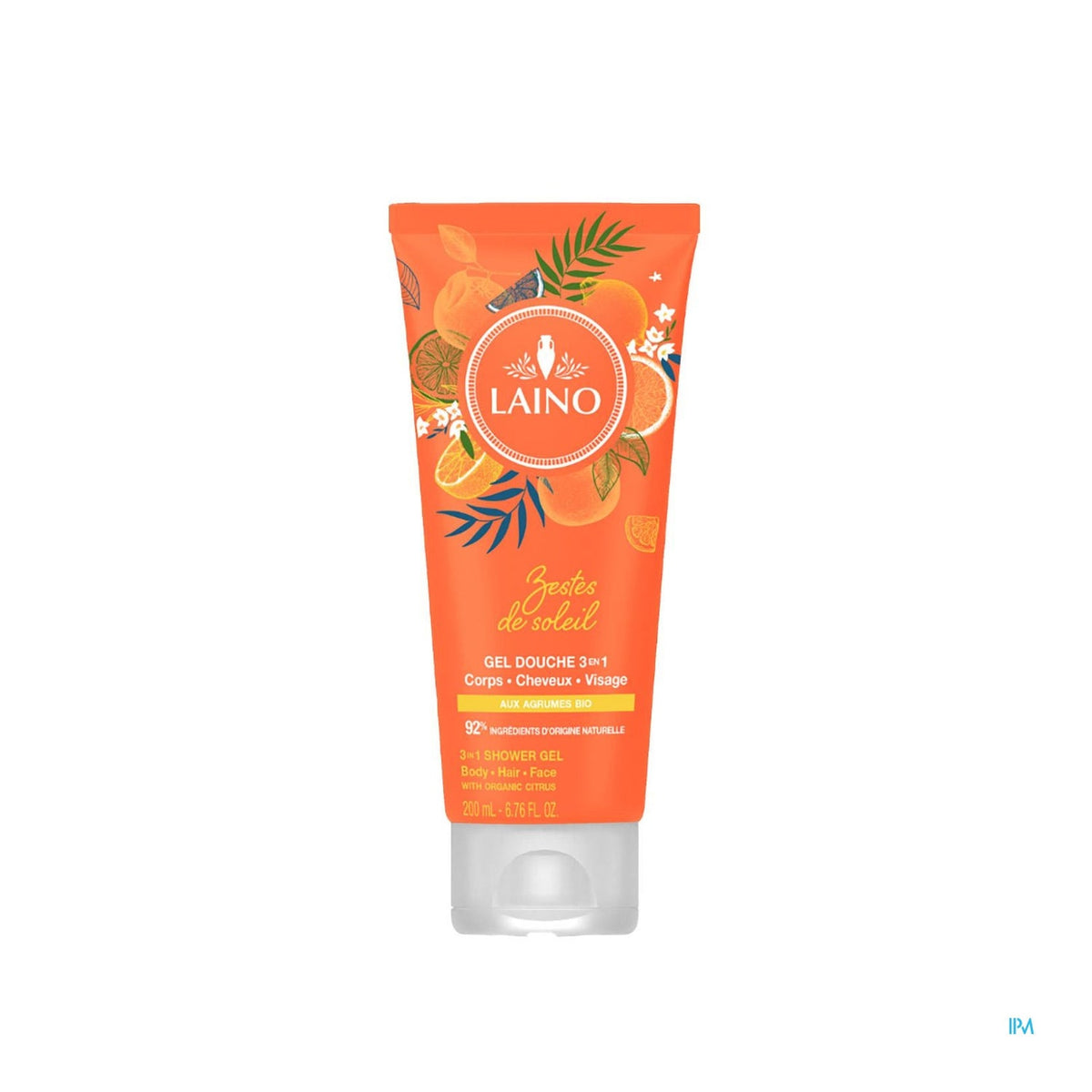 Laino Zeste De Soleil Gel Douche 3 En 1 Agrumes Bio (200 ml)