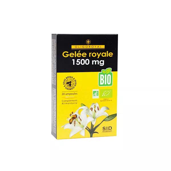 SID Nutrition Oligoroyal Gelée Royale 1500mg Bio (20 ampoules)