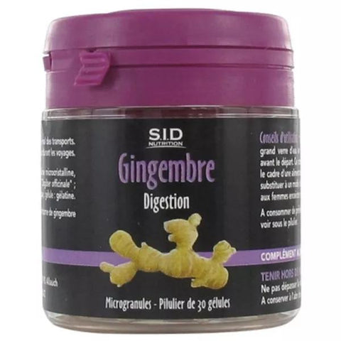 SID Nutrition Phyto Classics Gingembre Digestion 30 gélules