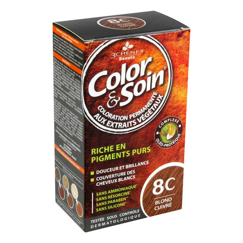 3 Chênes Color & Soin Coloration Blond Cuivré 8C