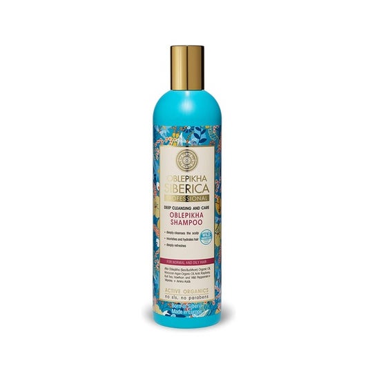 Natura Siberica shampooing oblepikha pour cheveux normaux et gras (400 ml)