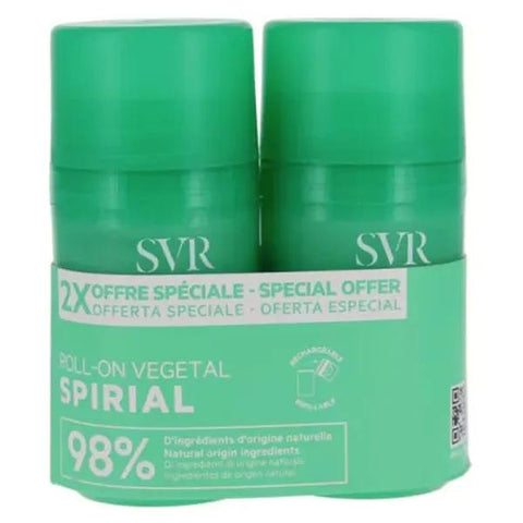 SVR Spirial Duo Roll-on Deodorant - 50ml