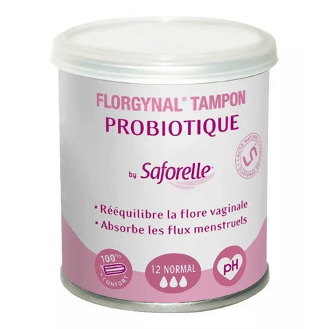 Saforelle Protections Florgynal Probiotic Tampon Normal 12 Units