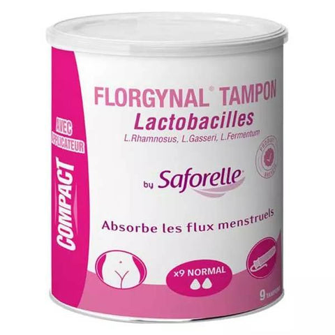 Saforelle Florgynal Probiotic Tampons Normal with Applicator 9 units