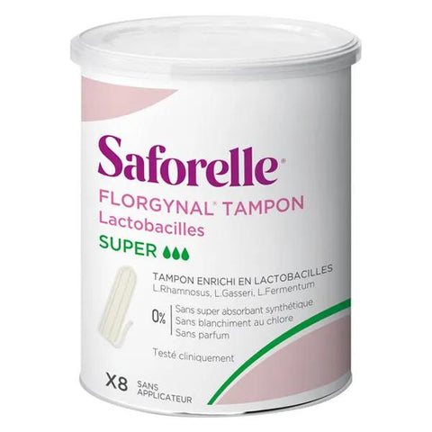 Saforelle Florgynal Probiotic Tampons Super 8 units