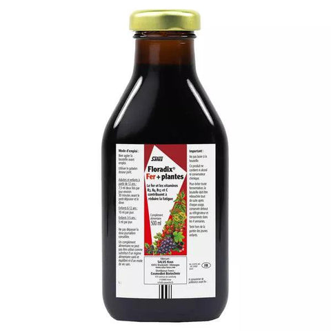 Salus Floradix Fer + Plantes 500ml