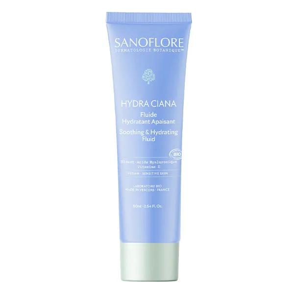 Sanoflore Hydra Ciana Fluide Hydratant Apaisant 50 ml