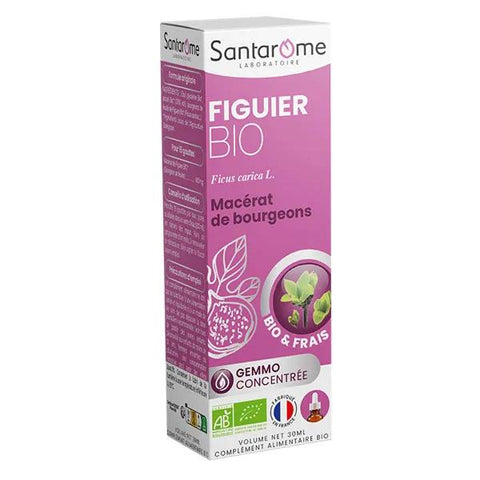 Santarome Bio - Organic Fig Bud - Gemmotherapy - 30ml Bottle