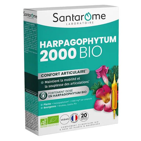 Santarome Bio Harpagophytum Bio 2000 - Joint Pain - 20 ampoules