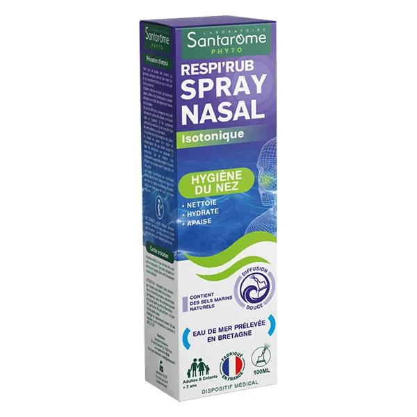 Santarome Bio Spray Nasal Isotonique Respi'rub Nettoie au quotidien 100 ml