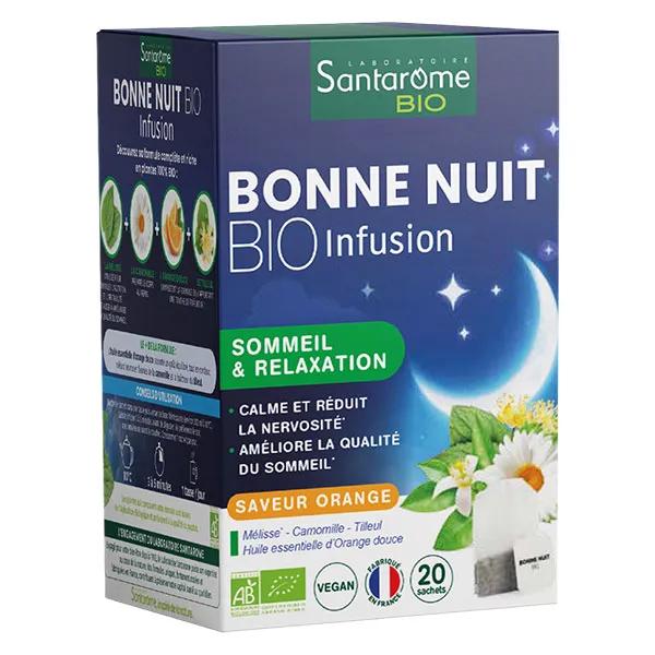 Santarome - Bonne Nuit Bio - Aide à l'endormissement - 20 infusions