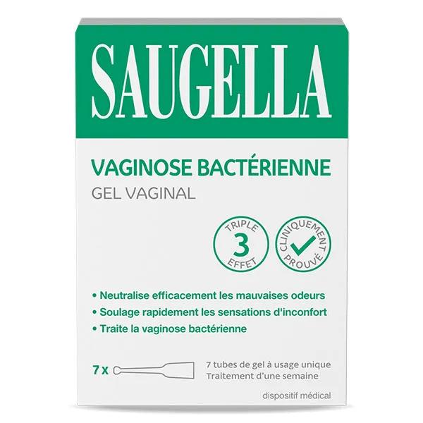Saugella Triple effet Traitement Vaginose Bactérienne Gel 7 tubes applicateurs