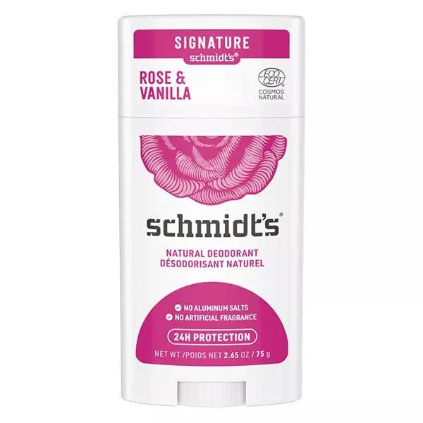 Schmidt's Déodorant Stick Rose Vanille 58ml