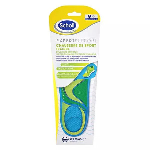 Scholl Expert Support Sports Shoe Insoles Size 35.5 to 40.5