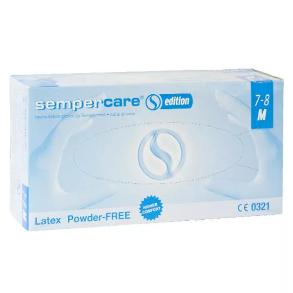 Lohmann & Rauscher Sempercare Gants Latex Non Poudrés Taille M (100 gants)