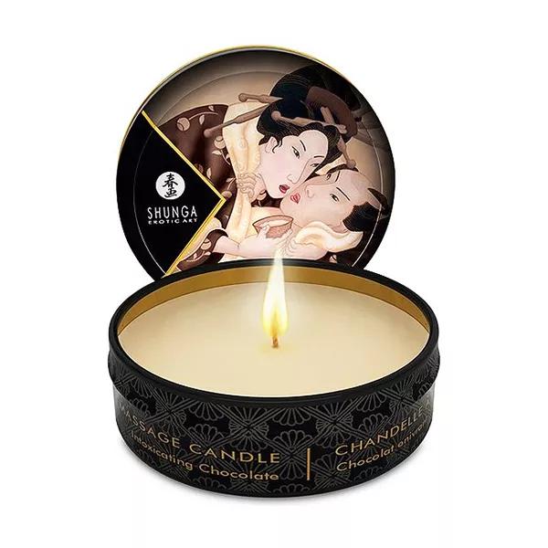 Shunga Mini Bougie de Massage Chocolat