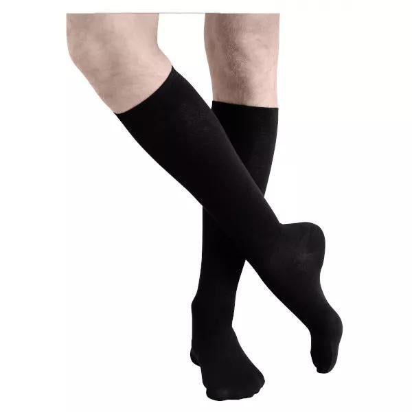 Sigvaris Active Confort Fraîcheur Homme Chaussettes Classe 2 Long Taille M Noir