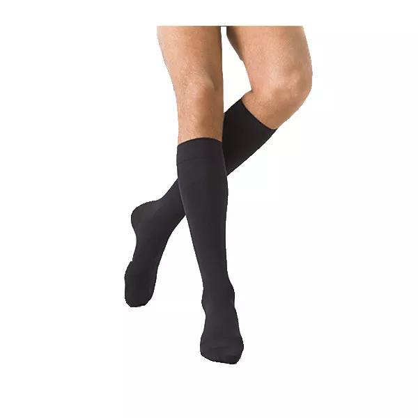 Sigvaris Essentiel Microfibre Homme Chaussettes Classe 2 Normal Taille M Noir
