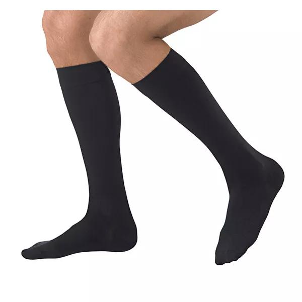 Sigvaris Essentiel Microfibre Homme Chaussettes Classe 2 Normal Taille S Noir