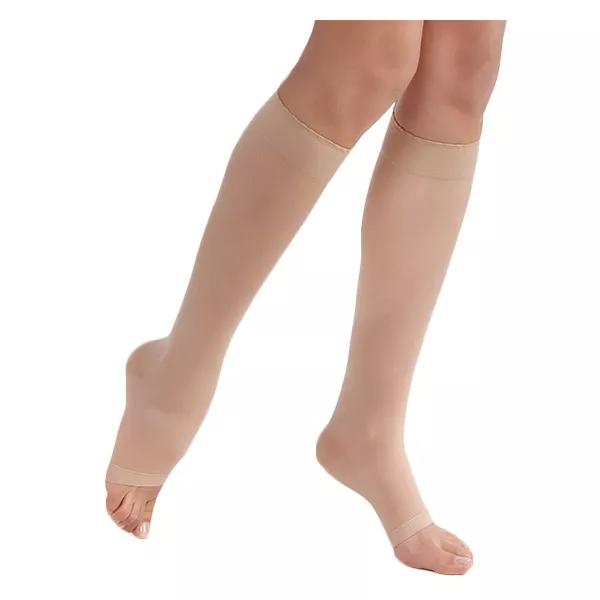 Sigvaris Styles Transparent Chaussettes Pieds Ouverts Classe 2 Normal Taille M Beige 110
