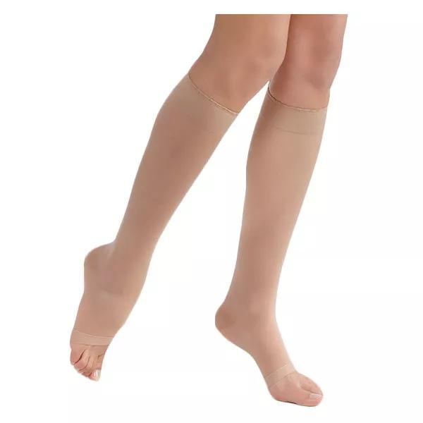 Sigvaris Styles Transparent Chaussettes Pieds Ouverts Classe 2 Normal Taille S Beige 120