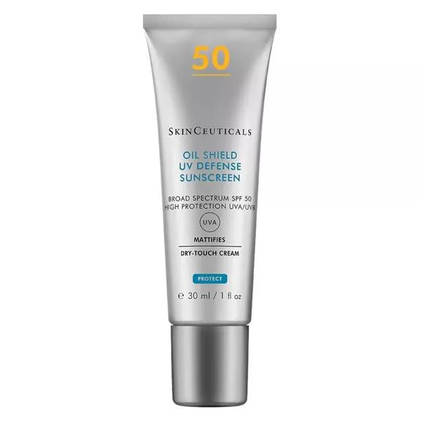 SkinCeuticals Photoprotection Oil Shield UV Defense Protection Solaire Matifiante Visage SPF50 (30 ml)