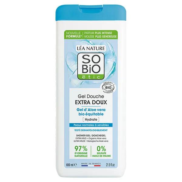 So'Bio Étic Gel douche extra doux à l'aloe vera bio (650 ml)