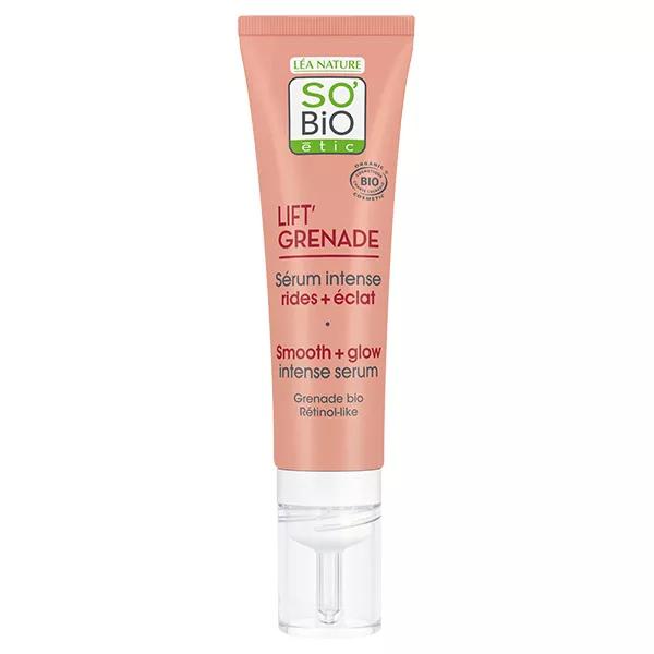 So'Bio Étic Lift'Grenade Sérum Intense Rides + Éclat Bio 30ml