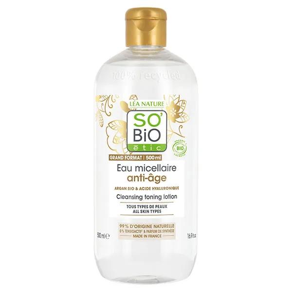 So'Bio Étic Précieux Argan Eau Micellaire Anti-Âge Argan Bio (500 ml)