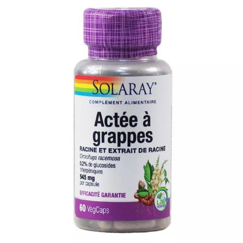 Solaray Actée à grappes 60 capsules végétales