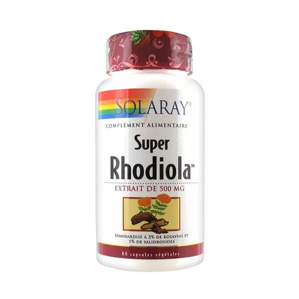 Solaray Super Rhodiola 500mg 60 capsules végétales