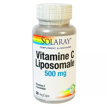 Solaray Vitamine C liposomale 500 mg (30 gélules végétales)