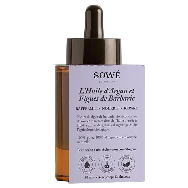 Sowé Huile de Figue de Barbarie et Argan Bio (50 ml)