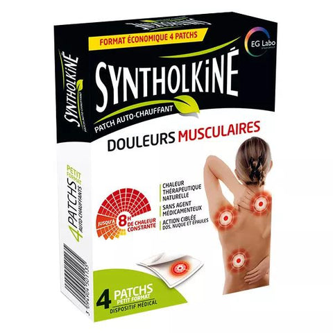 SyntholKiné Heat Patch Back Neck Shoulders 4 units