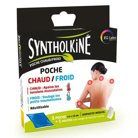 Syntholkiné Hot/Cold Pack - soothes and relieves muscle tension and injuries - EG LABO