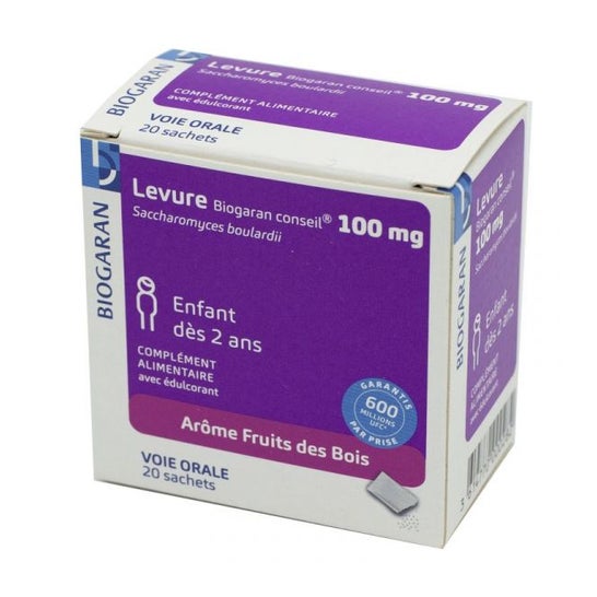 Biogaran Levure 100mg poudre (20 sachets)