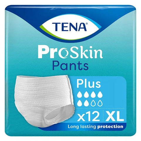 TENA Proskin Pants Sous-Vêtement Absorbant Plus Taille XL (12 unités)