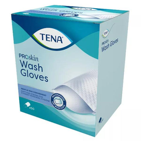 TENA Proskin Wash Glove gant de toilette (50 unités)