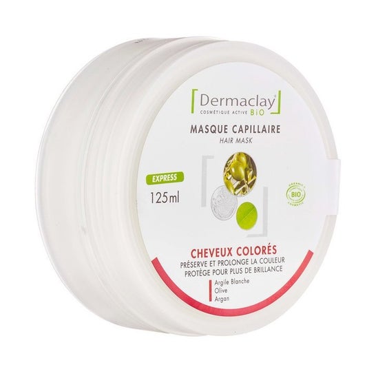Dermaclay Masque cheveux colorés (125 ml)
