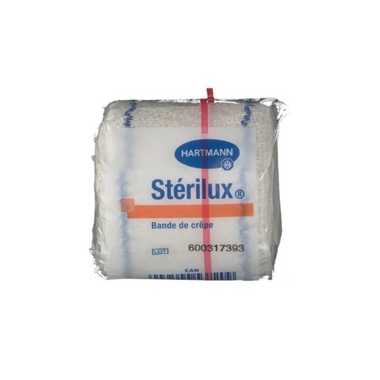 Sterilux bande crêpe coton cellulose (5 cm x 4 m)