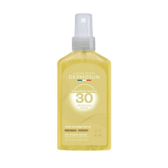 Laboratoires Dermosun Monoï de Tahiti huile bronzante SPF30 (125 ml)