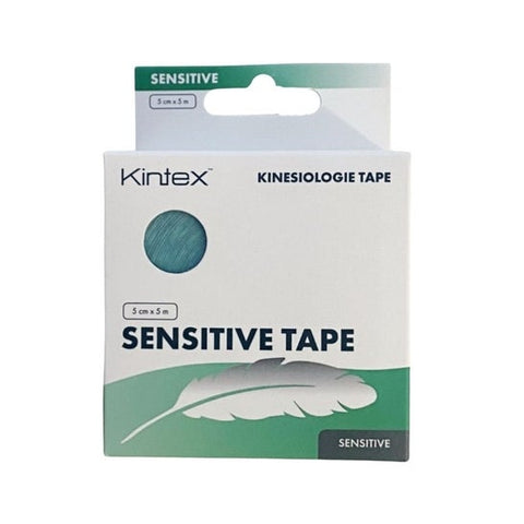 Kintex bande kinésiologie peau sensible vert (5 cm x 5 m)