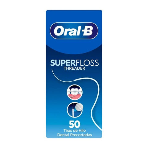 Oral-B SuperFloss Fil Dentaire Prédécoupé - 50 fils