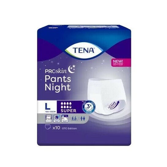 TENA culottes nuit L (10 pièces)