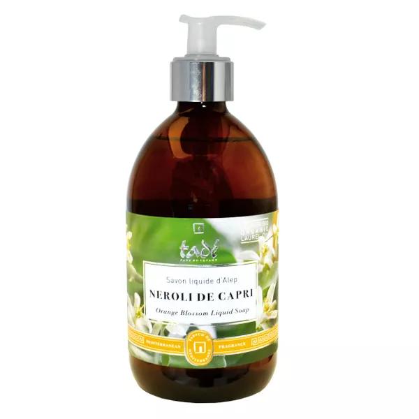 Tadé Méditerranée Savon Liquide d'Alep Néroli de Capri Bio (500 ml)