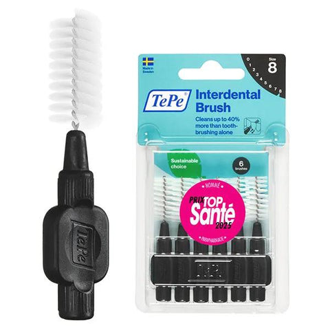 TePe Brossettes Interdentaires Originales Noir 1.5 mm 6 brossettes