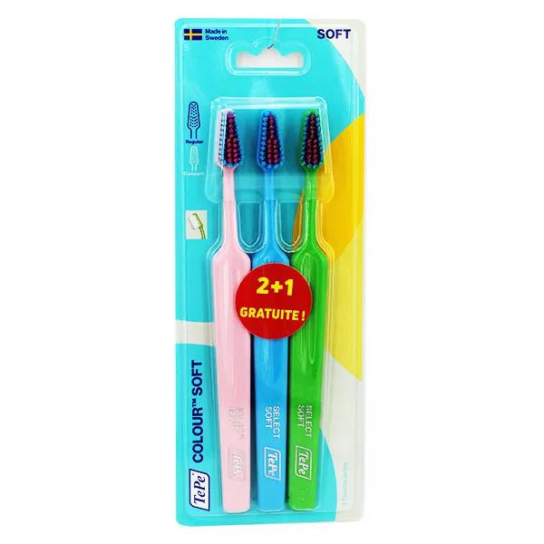 TePe Select Brosse à Dents Souple 2 unités + 1 Gratuite